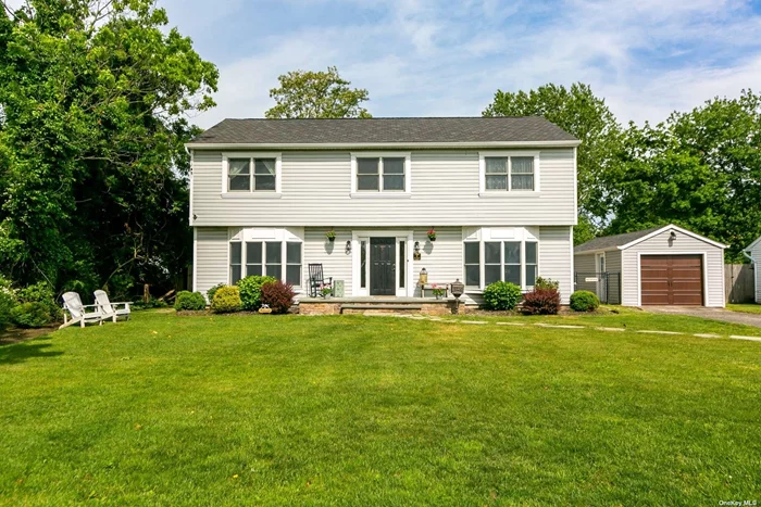 Come see this charming 4 Bedroom, 3 Bath Colonial located South of Montauk. Only a block away from the Great South Bay, this home features hardwood floors, kitchen with stainless steel appliances, L/R, full bath and den/home office on the first floor. The second floor features 4 bedrooms including a master suite with a skylight and walk-in closet. Enjoy many new updates including a new roof and porch.