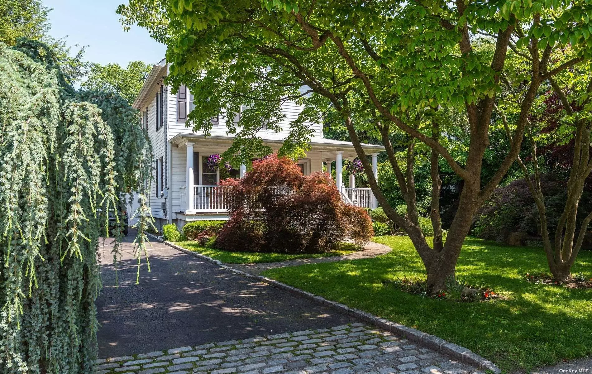 A Charming Front Porch Welcomes You To This Beautifully Updated & Expanded Traditional Colonial. Large Formal Living Room & Dining Room. Wonderful Open Concept Kitchen With Center Island & Granite Counters,  Fantastic Wood Paneled Family Room With Vaulted Beamed Ceiling & Gas Fireplace. The Second Floor Offers A Large Master Bedroom Plus Two Full Size Bedrooms And Lovely Tiled Bath. The Property Is Exceptional & Private With Specimen Plantings, Heated In Ground Pool & Spa, Paver Patio. Two Car Detached Garage & Large Driveway For Additional Parking. Wired For Generator. Won&rsquo;t Last!