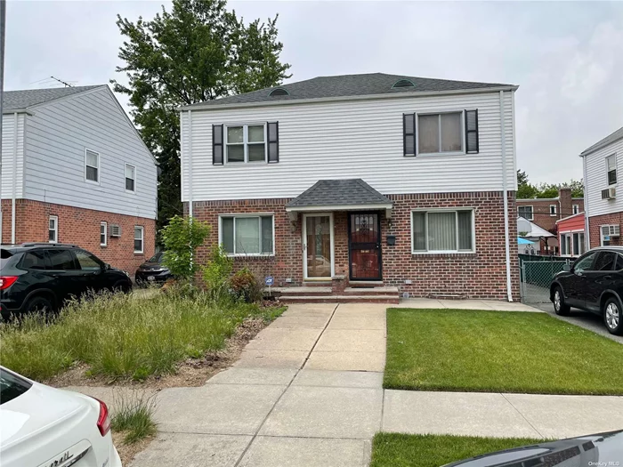 Opportunity abound with this 2 bedroom 2 bath semi-detached brick colonial. This home boasts an eat in kitchen with plenty of room to house a dining table, full finished basement with 2nd bathroom, and wood floors throughout. Outside has a private driveway, detached 1 car garage and private fenced yard. Don&rsquo;t miss this great opportunity to come down and make this the homes of your dreams.