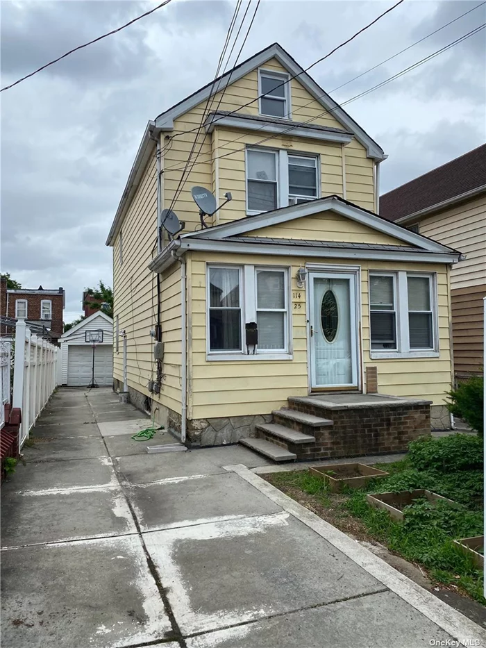 1 Family Located in South Ozone Park,  private driveway . Located next to Schools , Shopping, Major highways , Minutes away from JFK Airport & House of Worship.. lot size 31x100. Must see to Appreciate , lots of potential.