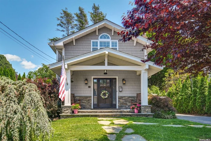 Stunning, Totally Renovated Craftsman Style Home Just A Short Distance From Huntington Village. This Picture- Perfect Home Has Everything You Could Possibly Want! High End Finishes Throughout, Including A Magnificent Chef&rsquo;s Kitchen With Carrera Countertops, Viking Double Oven, And Gas Cooking. Throughout The Home You Will See Custom Millwork, Crown Moldings, Hardwood Floors. This Home Boasts 2 Zone CAC & 2 Zone Gas Heat. The Second Floor Includes A Gorgeous Master Suite With Two Custom Walk-In-Closets, Full Bathroom With Carrera Marble, 2 Additional Bedrooms, Full Bath and laundry. The Private Backyard Is Perfect For Entertaining With A New Stone Patio And Carefully Thought Out Plantings For Privacy. LOW TAXES, Sewers. Don&rsquo;t Miss This One!