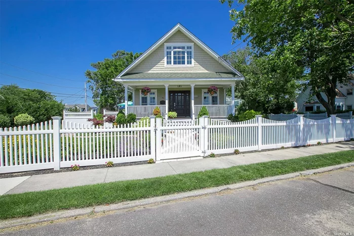 This beautiful, completely restored Craftsman Style, 3 Bed Two Bath home boasts open style living and dining room, sunroom, full basement. New roof, Marvin Windows, updated custom Kitchen and bathrooms, marble and maple wood flooring , top of line appliances, updated lighting, Koehler Kit & bath fixtures, New Gas Furnace and Hot Water heater. Enjoy the water views of the bay from the master bedroom large paver patio , private raised composite deck or front porch. The spacious grounds are parklike and well maintained. This unique home offers deeded rights to the Grandview Gardens Beach club across the street. Enjoy the many Beach club community bbq&rsquo;s and gatherings. Nothing left to be done but to enjoy all that comes with this Grand- View location!