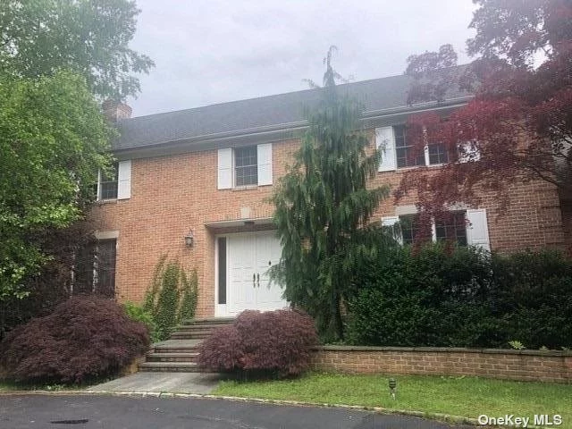 Magnificent 5000 sq ft Brick Colonial with 5 bedrooms, 4.5 baths standing serenely on 2.22 Acres of sweeping lawns and gardens. It offers an attached 3 car garage! Perfect venue for Gracious Gold Coast Living and for Formal and Casual Entertaining. Circular Driveway, In Ground Gunnite Pool. Residence boasts a dramatic 2 story entry with curved Dynasty staircase, Living Room/Fireplace, Formal Dining Room, Family Room with Stone Fireplace, Library/Game Room opens up with French Doors to over sized back patio. custom crown moldings and gourmet kitchen with breakfast area. Huge master suit with jacuzzi bath, new roof, and CAC units. over sized basement with half bath. additional back stair case. furniture is included ( optional). Village residents have access to a private beach with mooring rights for boats and kayaks. Must see to appreciate! This house is also for rent - ML#3323324.