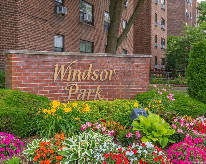 Here is your chance to own in Bayside! This one bedroom apartment features gleaming hardwood floors and an abundance of closet space! The closeted entryway flows into the dining area that overlooks the spacious living room. One large bedroom is separated from the living space by closets and the renovated bathroom. Windsor Park&rsquo;s amenities include an olympic sized pool and a recently built state of the art gym. New windows, air conditioners, elevators and video intercom system have recently been added. Low maintenance too!!!