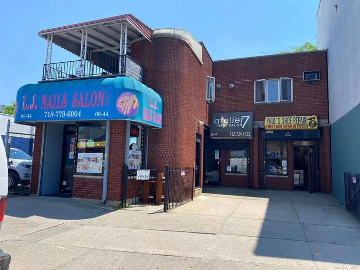 10 Mins To Flushing Main Street!!!!Solid Brick Mix Used Building Located at Most Busiest Intersection Of Maspeth Across Queens Midtown Exp/495, Consisting 3 Stores(Ground Floor) & 2 Apartments (2nd Floor) with Finished Basement , Tenants Total Paying 8100x12=97200 /yr, And Pays most of Utilities, Super LOCATION!