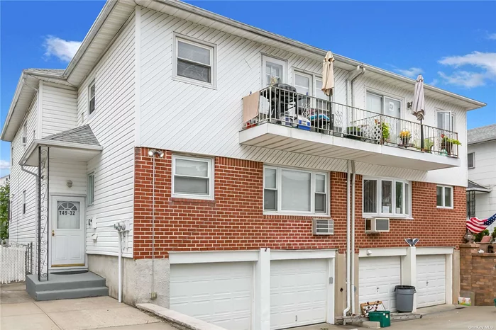 Come on down & be the next buyer because the price is right! This large 2 family home w/ 3 bedrooms & 2 full baths for each apartment located on 84th Street in Howard Beach features a large yard perfect for entertaining & a private driveway with parking for two cars and a 2 car garage in front! Each apartment has an eat-in kitchen, large living room, formal dining room, 3 bedrooms & 2 full baths. 2nd fl apt has a front terrace. The basement has 3 finished rooms & a 1/2 bath! This home is modern & move in ready! Call today to schedule a private showing!