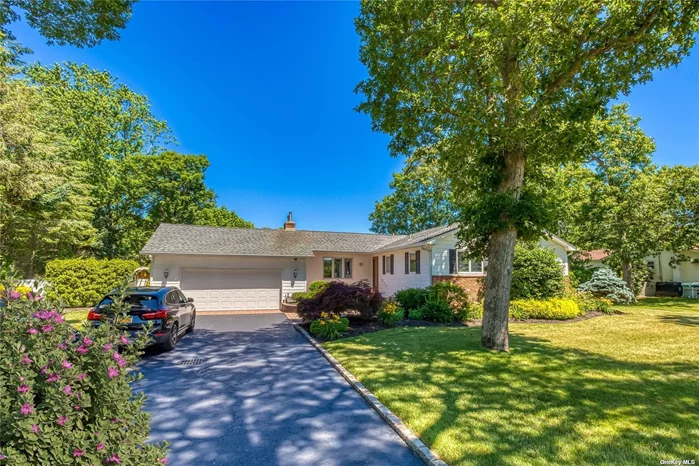 Beautiful 3 Bedroom 2 1/2 Bath Ranch In East Moriches. Wood floors Through Out. Living Room W/ Fireplace. Washer/Dryer On 1st Floor. CAC, CVAC. 3 Zone Heat. Finished Basement w/ Family Rm, Full Bath, Workshop/Storage & Bilco Doors. 2 Car Garage w/ Slop Sink. Large Driveway. Brick Walkways, Manicured Property W/ Matured Landscaping. Full Fenced In Yard. Shed w/ Electric. Outdoor Shower. Beautiful In Ground Pool. Composite Deck, Screened In Porch. Choice Of High School(ESM, C Mo Or West Hampton).
