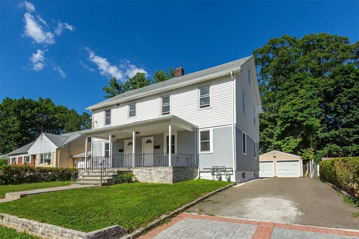 Rare opportunity to own a 2 Family dettached with 2 car garages , Full basement and huge finishes attic with Manhasset school district. A block from Northern Blvd, Near buses and North shore Hospital . Delivered vacant .Ready To Move in. projected rental income is about $8, 000 per month.