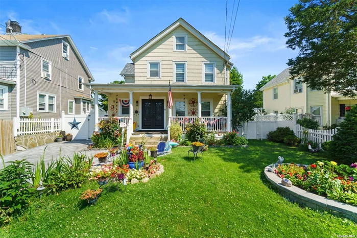 Move right into this Stunning Colonial located in the heart of Glen Cove! This Beautiful home features 3 Bedrooms, 2 Full Bathrooms, a Walk Up Attic, and a Fully Finished Basement with Separate Entrance. The private backyard is the perfect setting for fun in the sun and great entertaining. Within walking distance to Morgan Park, the beach, and located near the new luxury waterfront community of Garvies Point and ferry to Manhattan.