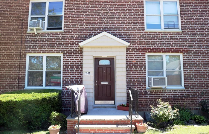 Beautifully maintained and spacious two bedroom Garden apartment in the heart of Bayside. Great size bedrooms with tons of closet space. Prime location in Bayside within 5 minutes of Bay Terrace, Bell Boulevard and Francis Lewis Blvd. Ample street parking with the Garage/lot parking option and an Ice Cream shop just across the street! Close to Auburndale LIRR, Shops, Parkways, & Express Buses - Direct to Manhattan. Base Maintenance = $947.40. Assessment of $159.68 for new Gas Pipe ending in Dec 2022 and $133.03 for Roof Replacements ending in Dec 2021. Tax Abatement of $165.27,  Total Maintenance = $1, 074.84. NO MINIMUM INCOME REQUIREMENT.