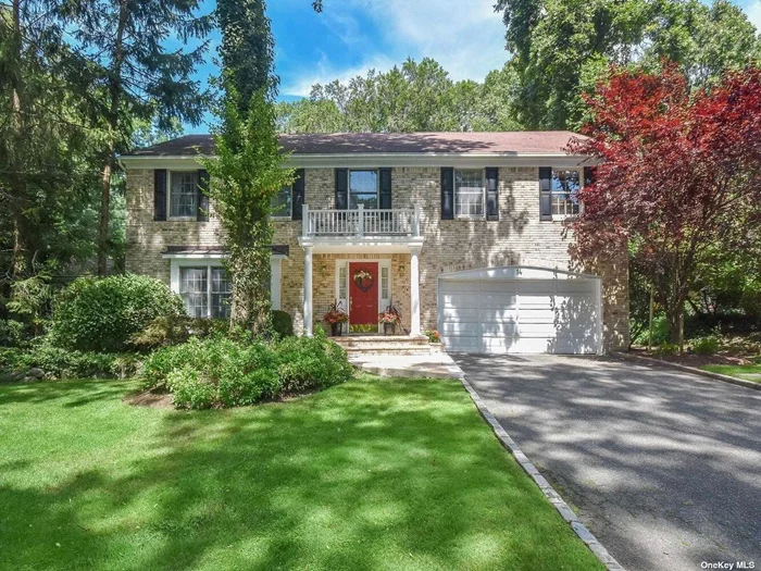 Privately Yours....Stunning 4 Bedroom Colonial on lushly landscaped meandering grounds. New Eat-in-Kitchen, Country Club yard with in-ground pool and pool house. This residence offers an ideal venue for comfortable living or grand scale entertaining!