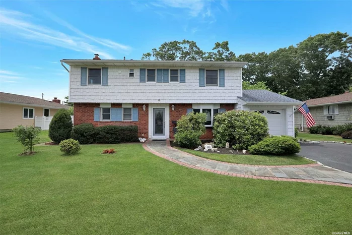 East Islip Schools- 4 Bedrooms, 1.5 Baths, Updated Kitchen, Partially Finished Basement w/ Playroom, Hardwood Floors under Carpet, Updated Bath, Updated Furnace, New Oil Tank, 150 Amp Electric, Anderson Windows, Updated Roof, Solar Panels (leased), New Shed,  Inground Sprinklers, Fenced Yard.