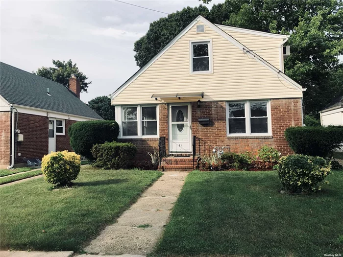 Fully Renovated 4BR 3BA Cape in Mint Condition. Expanded Cape with large bedrooms, new roof and new siding No Village Taxes, Will Not Last. Close to Public Transportation and LIRR.
