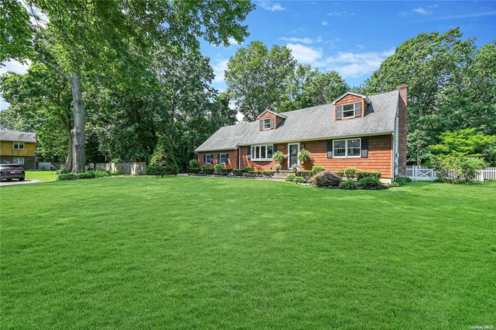 Built In 1995, This Truly Immaculate Custom 5 Bedroom Expanded Cape Is Tucked Away in A Quiet Cul De Sac Nestled On .40 Of An Acre Of Landscaped Property. Large Eat-In Kitchen With Sliders To Sunfilled Deck & Pool. Tranquil Backyard Is Perfect For The Outdoor Entertainer. Stamped Concrete Driveway And Walkways Accent Your Fully Fenced Property With In-Ground Sprinklers. Beautiful Refinished Hardwood Floors. Custom Mouldings Throughout. 200 AMP Electric. King-size Master Bedroom. New Full Bath With River Rock Accented Stall Shower. Full Unfinished Dry Basement w/8 Ceilings &Outside Entrance Is Perfect For Your Personal Home Gym/Dance/Yoga Studio. Look No Further, This Is Home.