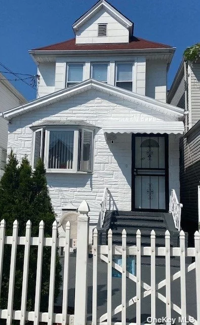 Great Opportunity to own this beautiful Legal 2 family. First Floor - Living Room/Dining Area, 2 Bedrooms, EIK,  Full Bath. Second Floor - Living Room, EIK, 2 Bedrooms, Attic For Storage. Full Finished Basement OSE.