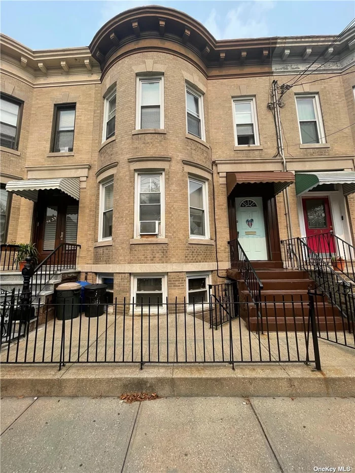 Beautiful barrel front two family Glendale and Ridgewood border. Delivered vacant. 5 bedroom 2 and 1/2 bath. First floor is fully renovated. Beautiful backyard and outside entrance to a full basement. Close to transportation and shopping.