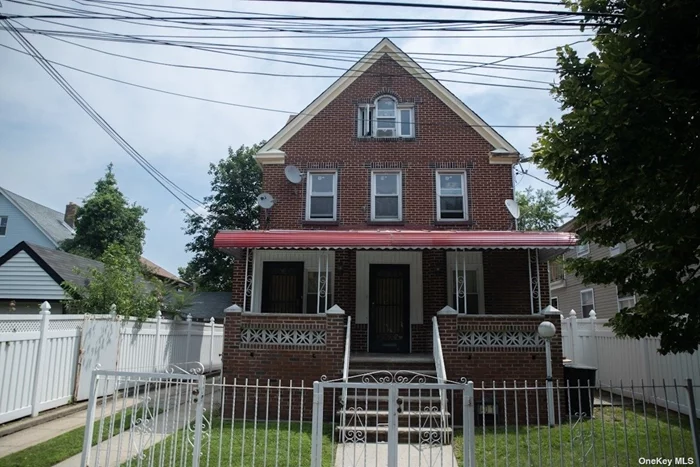 Sizeable 2.5 story property on a 40x100 lot, conveniently located close to amenities and transportation. House is in need of updates but can qualify for FHA, this home is good for a buyer looking to put in some work. Fully Detached, 2 Car Garage, Carport and Driveway, Front Lawn, Solid Brick home, desirable location and size for the right buyer.