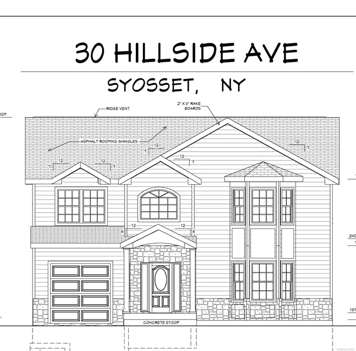 TO BE BUILT - Stunning New Construction !! The home features 4 Bedrooms, 2.5 Bath, Bright Open Floor Plan, Gourmet Eat In Kitchen, Hardwood Floors, CAC, Over-sized Master Suite w/ 2 WIC&rsquo;s. 9&rsquo; Basement Ceilings w/ Outside Entrance. Stunning Appointments And Eye Catching Millwork!