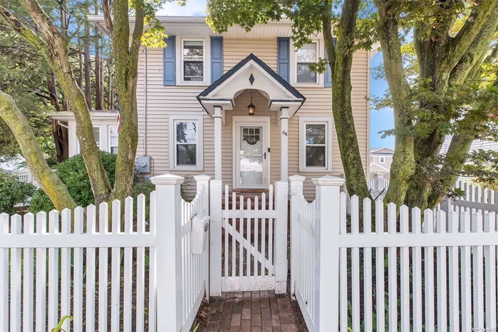 Beautiful colonial located in Bay Shore situated on a perfect lot of summer entertaining and relaxing. Enjoy all the charm this 1925 colonial has to offer with three beds, one and a half bathrooms, one car-finished detached garage and a full basement.