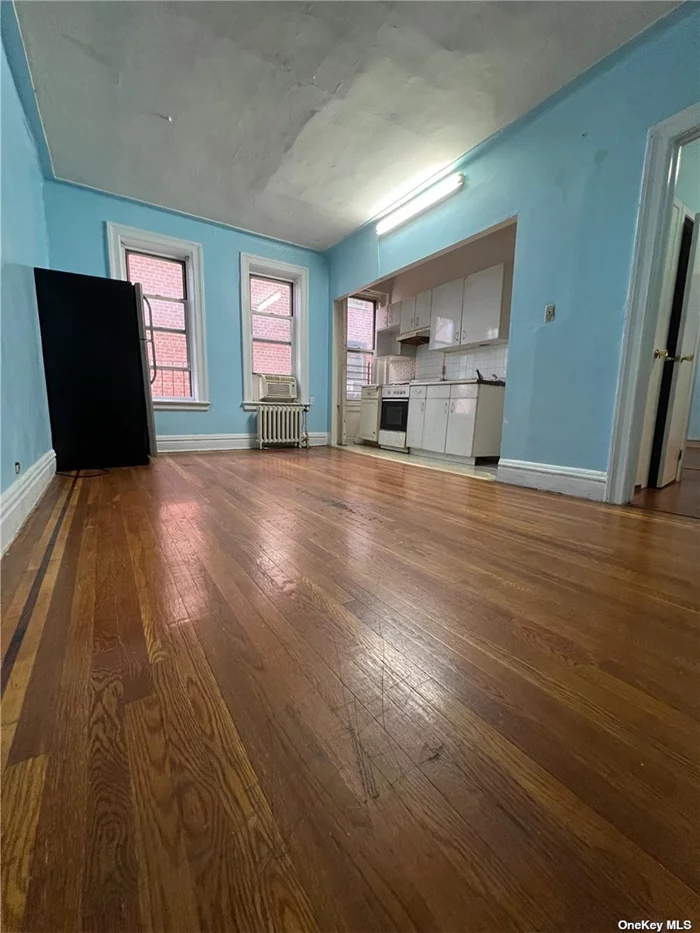 Opportunity for Investors & Handy Persons . Spacious One Bedroom Available on Fifth Floor. Low Maintenance Fees. Sublet Available after 2 Years. The Berkshire Green is a Residential Community Located 20 minutes from Manhattan & Brooklyn, at the Junction of Jackson Heights and Elmhurst, Queens. Walking Distance to Shops, Restaurants and Transportation (Trains 7, E, F, M, R). This Pre-War Gem, Redeveloped in 2016 Features Fitness Center, Laundry, Bicycle Storage and Community Zen Garden. No Pet Restrictions. Board Approval Required.