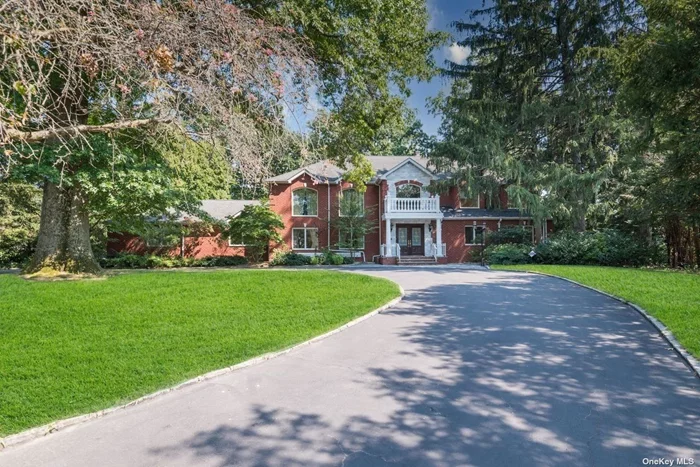 Welcome to this magnificent brick balconied colonial Located on a cul de sac in the prestigious village of Flower Hill. Totally rebuilt in 2006, This 6 bedroom 6 bath home with in ground pool on 3/4 acres can&rsquo;t be missed! First floor has double height ceiling, formal living room and dining room, family room with fireplace and access to yard, eat in kitchen , laundry area, Guestroom and full bath, access to 2 car attached garage with Attic access. Primary suite with Fire Place, Balcony and sitting room(access to 2nd attic) plus 2 additional bedrooms and full bath. Full finished basement with bedroom, full bath and entertaining area. Very near Plandome RR and Flower Hill Park.