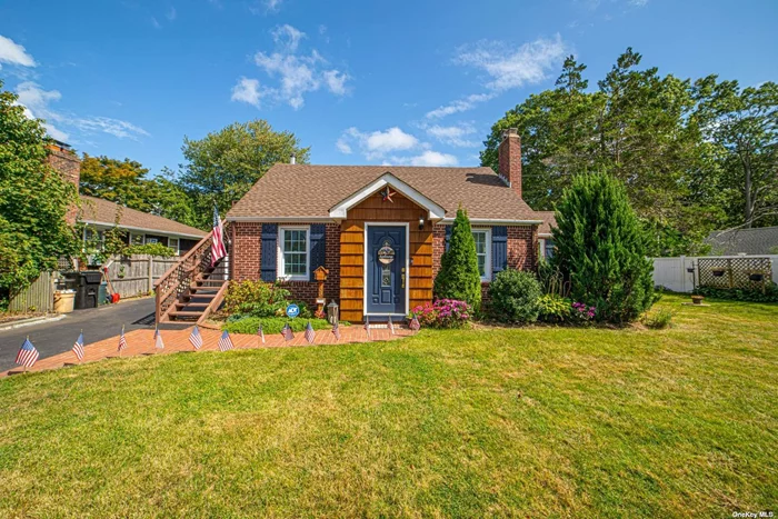 Adorable house with 2 bedrooms on first floor 3rd bedroom on 2nd floor 2 full baths living room dinning room large new Eat in Kitchen with Stainless and granite hard wood floors and gas fireplace full basement 1 car detach garage large property with deck. Possible mother/daughter