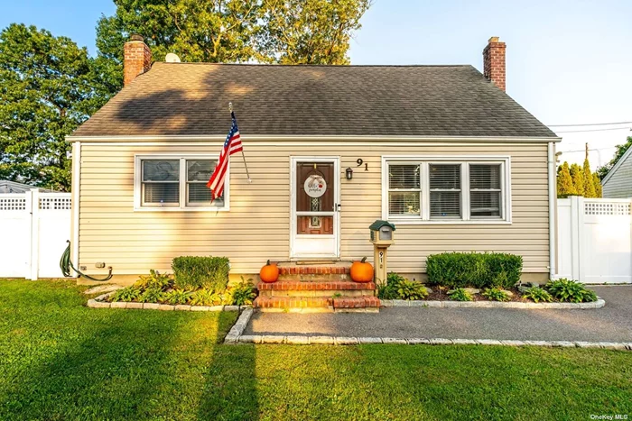 Commuters Dream, Located around the block from the Ronkonkoma Train Station & Minutes to the LIRR.This Move in Ready Cape is a True Gem, Featuring New 2018 Gorgeous Kitchen w/all the Bells & Whistles, Hardwood Floors, Formal Dining Room for Family Gatherings, 4 energy Efficient Ductless A/C Units, 3 spacious Bedrooms, 2 Luxurious Baths, 200 Amp Service, Large Freshly Painted Waterproof Basement, Ready to Finish, with Laundry, Utilties and Plenty of storage. This fantastic Home is fully Fenced and has a Patio, for Outside Entertaining..LOW TAXES!!/Approx 6k with Star Program Run, This One is Going FAST!!!