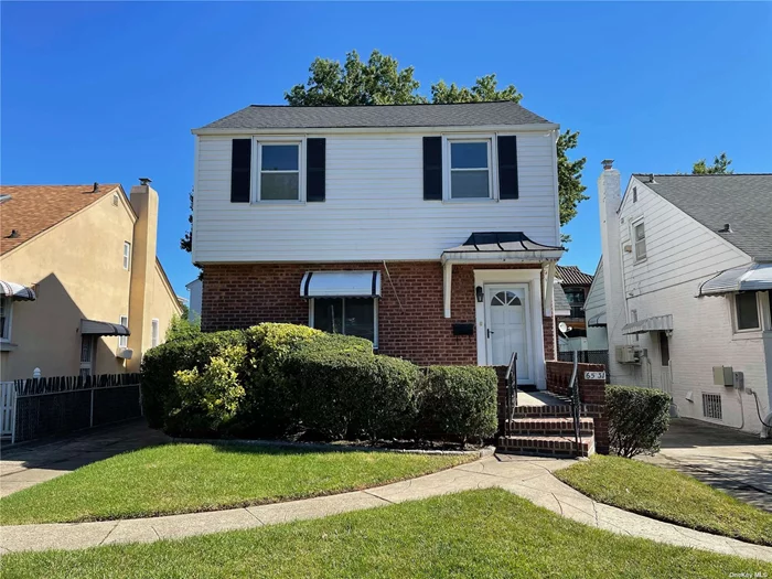 First Floor includes Living Room, Dining Room, Kitchen & 1/2 Bath. Second Floor includes 1 Bath, 3 Bedrooms.