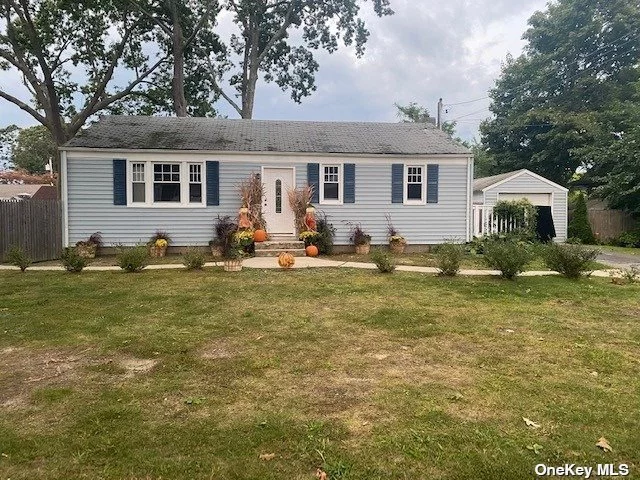 Large Clean and Well Maintained 3 Bedroom 2 Bath Ranch on oversized Lot. Featuring Hardwood Floors, Full finished Basement. 1 car Detached garage. Move-In Ready.