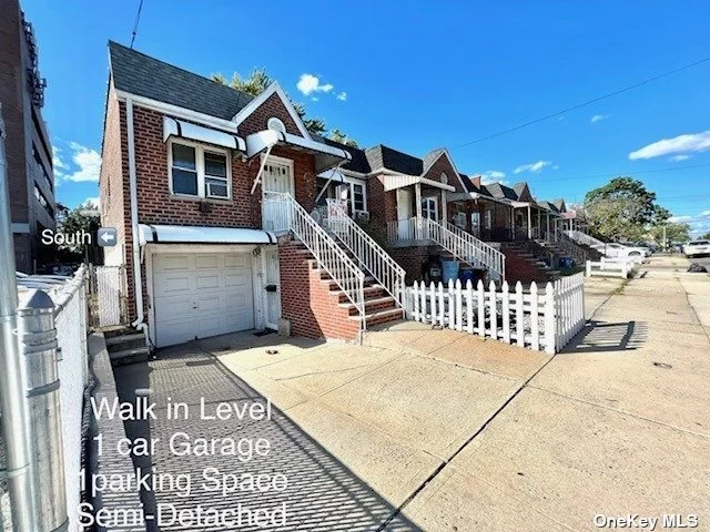 Location , Location, Location. FLUSHING!!! Semi -Detached Townhouse!!! 3 exposures S/W/E . Nearby 164 St & Horace Harding Parkway . Near by Queens Presbyterian Hospital & Main Street. Convenient to All. Easy commute with Bus Q 65 /Q17 to flushing Main Street & Q 88 to Queens Center / Elmhurst. 3 bedrooms 2 Full bathrooms. Plenty of storage.Walk in basement with OSE from Side door & Backyard door . Side yard can easily walk from house front to rear of entertainment backyard , above ground Swimming Pool for kids have fun in summer. Front yard Rock garden style with Less yard work . Easy Maintain. SOLD AS IS condition!!! Lot size 22.42 x 97.42 , Building size 20x42 , Zone R4/R5B .1 car Garage & 1 parking space.