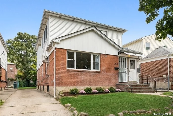 Light, bright, and move-in ready! Come tour this 2, 400 square foot beauty today! This legal 2-family home is completely updated and ready for new owners. Upon entry into the living space, you&rsquo;ll immediately notice the original hardwood flooring that runs throughout the main floor. The open concept living-dining area is flooded with natural light and provides the perfect space for get-togethers. The renovated kitchen is sure to please the chef of the house with its real-wood shaker cabinetry, quartz countertops, subway tile backsplash, stainless steel appliances, custom bar seating, and large window above the sink. Rounding out the main floor is three bedrooms and a full bath. Downstairs, the exceptionally large basement comes complete with two spare function rooms, a large living room, laundry room, and full bath; all completely updated with new flooring. The upstairs unit of the home features two bedrooms, one bathrooms, and is currently occupied.