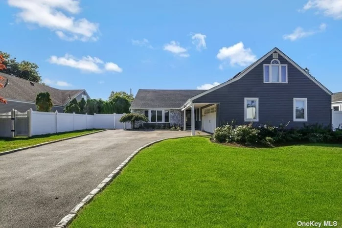 3000+ sq ft Farm Ranch in Woodbury Knolls with 2 master suites! Renovated in 2018 with the finest materials! New kitchen with quartz countertops & custom Baths, Finished basement, New roof, new pavers, new composite decking, IGS, In ground Heated pool & fully fenced yard. Will not last! Call today!