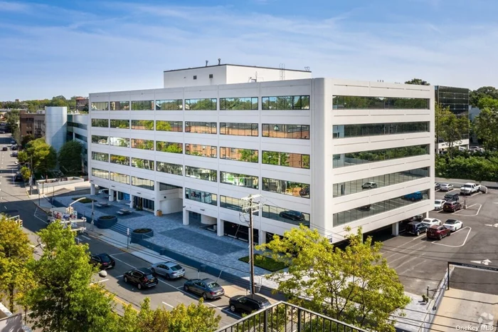 This beautiful office building features a brand new modern lobby and recently done bathrooms. Ground level and subterranean parking garage gives this building ample parking unmatched by any other in the area. The recent addition of an outdoor lounge is great for any outdoor meetings or breaks!.