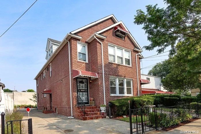 Great Detached Full Brick, Extra Large, 2 Family House on a 50 x 100 lot. Property features 4200 Square feet of Living Space on the 1st, 2nd and 3 rd floors. Large Rooms throughout. 4 Bed / 1 Bath Duplex over a 4 Bed/1 Bath First floor apartment, over a large unfinished basement with outside separate entrance. Private Entrance for both apartments. Building size is 27 x 60, R3X Zoning. Amazing location, Near Major Highways, Northern Blvd, Shopping, Schools, Transportation, LIRR. This is a must see property. Rare 2 Family.