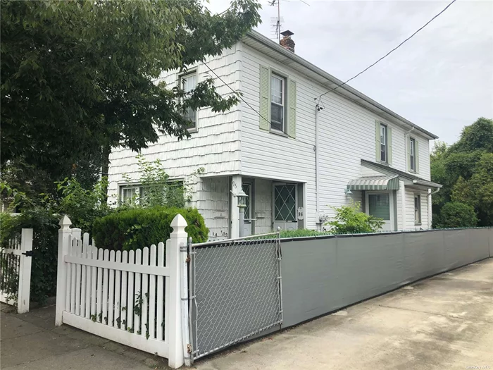 Legal 2 family, featuring 4 Bedrooms, 2 Full Bathrooms, 2 Eat in Kitchens, in total. Full Unfinished Basement. 1st Floor has a sunroom overlooking lovely private yard with a 2 car detached garage. Home is fully rented Great for investment property!