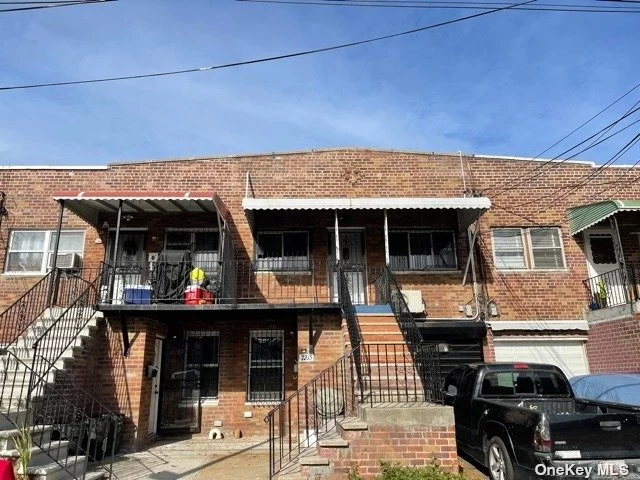 Wonderful Brick 2 Family ---Woodside Hot Area ! Only Half Block to Queens Blvd, 2 Over 3Brs with Full Finished Basement, 2 Separately Boilers & 2 Hot water heaters(Brand New) ---Each Unit Pays their own utilities! New Roof With Paid(Owner Owned) Solar System on .Private driveway , Low Tax!R5 Zoning Possible Turn to 3 Family , Near to all! Vacant ! Great Investment!