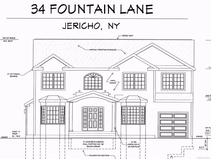 Being Built - Time To Customize!! Picture yourself living in this beautiful, Bright brand new, Hampton&rsquo;s style home! Close to Rail Road, Town and parkways. Custom, Gorgeous Millwork, Gourmet Eat in kitchen, Hardwood Floors, CAC, Vaulted entry foyer... Photos For Workmanship ONLY - NOT Exact.