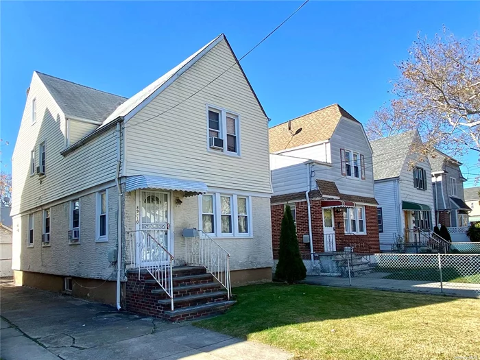 Location, Location!Beautiful Detached Single Dwelling House Situated In Queens Village.1 Floor Has 1 Living Room, 1 Dining Room, 1 Kitchen, 1 Full Bathroom. Second Floor Has 3 Bedrooms, 1 Full Bath. Stand Up Attic Has 1 Bedroom and 1 Huge Storage Room.Finished Basement With Separated Entrance.Private Driveway And One Car Garage.