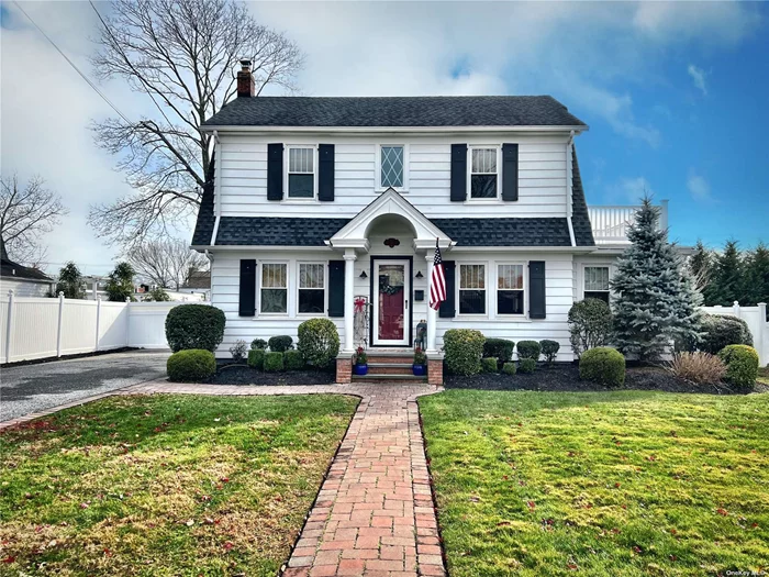 Move in Ready, Charming Dutch Colonial offers Eat in Kitchen with dining nook, Formal Dining Room, Open Plan living room., Bright, airy den, /office and 1/2 Bath Upstairs you will find 3Bedrooms and Full Bath