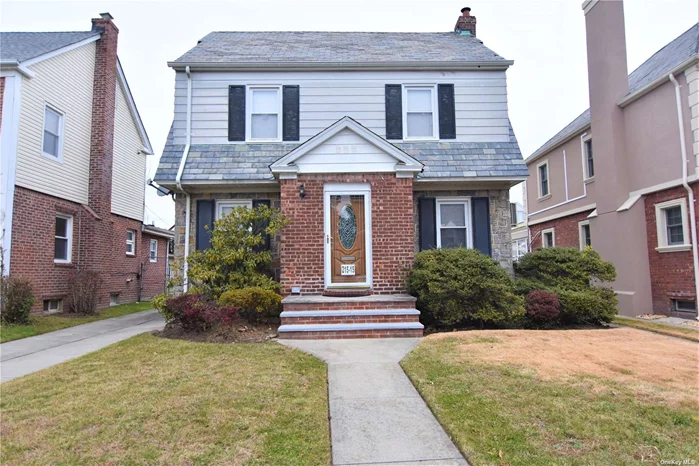 Beautiful Detached Colonial Home In Prime Bayside Hill. Updated Kitchen and Bath. 2nd FL Wall-to-Wall carpet. Detached Garage. Long Driveway can park 4 cars. Walk To LIRR. Best School District #26 (P.S. 203). Close To Schools, Park, Public Transportation, Highway, Shops and All!