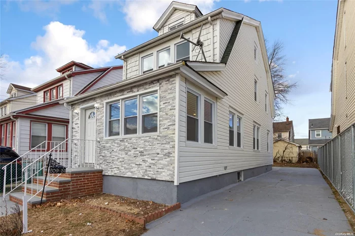 A gorgeous updated one family home offering 4 BR, 2.5 BATH, finished basement, new kitchen, windows, bathrooms, flooring and much more. Walk into a large living room, dining, room and a beautiful eat-in-kitchen with stainless appliances and big driveway and backyard.