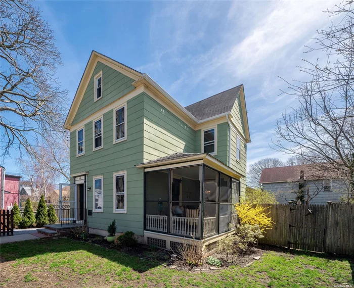 1890&rsquo;s Lovingly Restored Period Victorian in the Heart of Greenport Village. Spacious Interior, Original Details, Beautiful Hardwood Floors, High Ceilings, Sweet Screened Side Porch and Much More. Location Is Key! Central to all Greenport Amenities....Shops, Restaurants, Marinas, Beaches and Transportation.