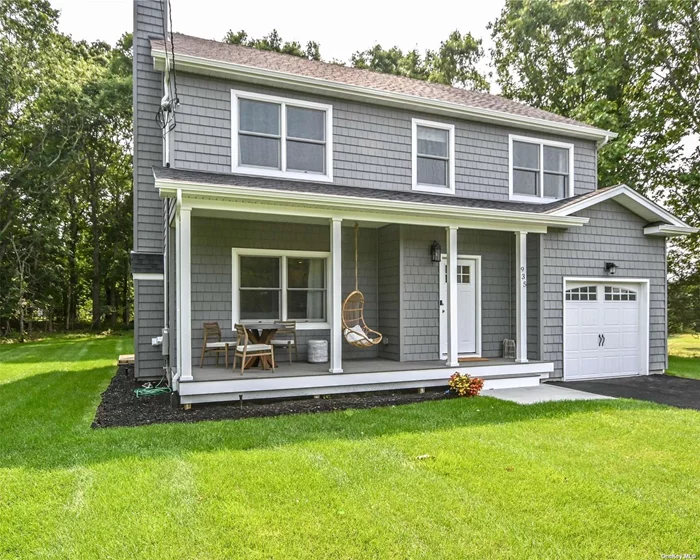 Summer fun time. Enjoy this open concept home with all the bells and whistles. Clean and set up to enjoy the summer. Just a Short stroll with your kayak to the boat launch at the end of the road.  Bike around town, and enjoy Southold. Or just sit back and enjoy this amazing back yard thought through for the best of out door living. Complete with pool, hot tub, outdoor kitchen bbq, fireplace, outdoor shower and luxury furniture, you&rsquo;ll never want to leave. The pool house is complete and ready for your company