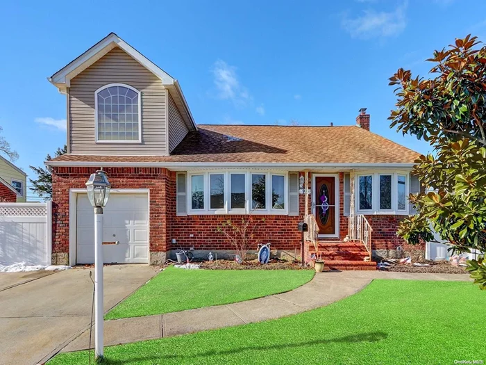 Welcome to Beautiful Bethpage! Expanded Home That Is Larger Than It Looks, Room For All! All New Andersen Windows, Gas Cooking, 1 Brand New Bathroom, 1 Updated Bathroom, Expanded Master Bedroom, New Gas Hot Water Heater, Gas Boiler, Beautiful Oversized Yard w/ IGS & PVC Fenced.