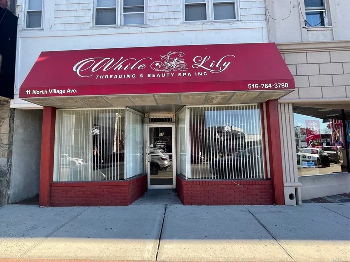 Prime Retail Storefront With Basement In Rockville Centre. Busy Main Street. Great Exposure To Shopping, Restaurant & Transportation. Building Has 2 Entrances Front & Back. Rear Has 4-5 Private Parking Spots & Adjoining Municipal Lot. Great For Retail/Gym/Office/Yoga Studio/Nail Studio/Spa/Convenience Store & Restaurant W/Proper Permit. Must See, Wont Last!!!