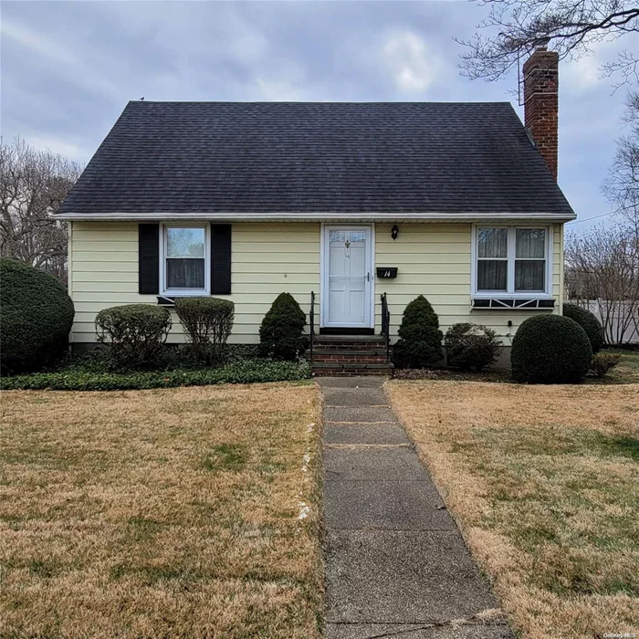 Beautiful 3 bedroom 1.5 bath cape minutes from shopping, schools and transportation! Huge Mid-Century Modern Kitchen with attached sunroom leading to garage and patio. 3 spacious bedrooms-Hardwood Floors-Full Basement-Just waiting for a new chapter! Priced to sell! Low taxes!!!