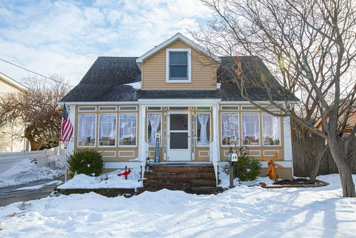 Cozy three bedroom two bathroom Cape! With an open Living Room / Dining Room concept and EIK! Mid block location with a two car detached garage! Plenty of space for storage in this home! This amazing Home is in the heart of Islip! Don&rsquo;t Miss Out!