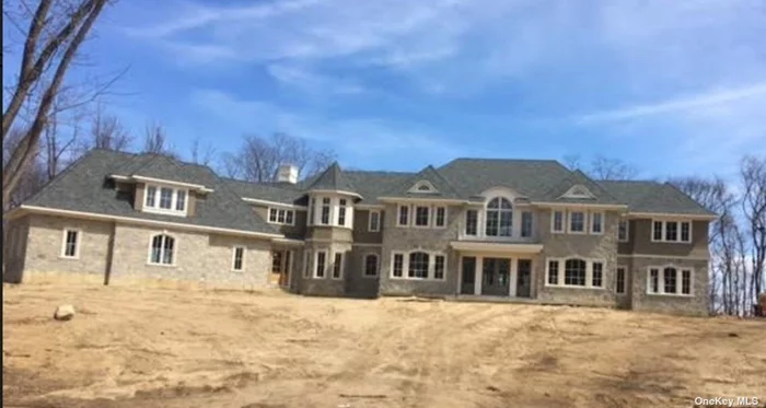 Exquisite New Construction, Majestic Setting on A Sprawling 3.4 Acres Perfectly Situated On Private Road In Quiet Cul de Sac. Septic, Drywells, Water Main, Electric, Plumbing, Insulation Complete. BEING SOLD AS IS, READY FOR SHEET ROCK. Jericho Schools.