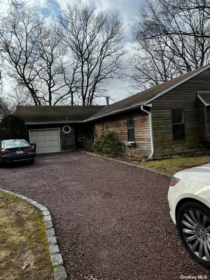 Lovely L-shaped ranch set on scenic 1/3 acre. Open kitchen leads to spacious open floor plan anchored by majestic free standing fieldstone fireplace. Dine with full view of treed backyard through double Anderson sliders. 4 full sized bedrooms and 2 full bathrooms. Bar-B-Q on the generous rear cedar deck. Don&rsquo;t miss the well priced gem!