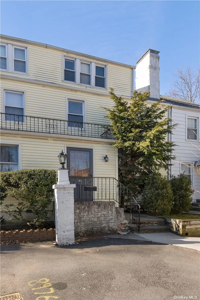 Come see this rarely found and meticulously maintained home in the private community of Van Nostrand Court! Tucked away in the Van Nostrand Court provides quiet surroundings as its comprised of a small number of homes facing the court where no cars are allowed on the private walkway. Just blocks off Northern Blvd and Little Neck Pkwy and yet it feels like a small New England community. This home boasts 3 floors, 4 bedrooms and 1.5 baths! The entire 3rd floor can be a primary bedroom suite with a huge walk-in closet, additional 2nd closet. 2nd floor has 3 bedrooms and 1 full bath. Front Foyer has double closet. Spectacular views from the front of the home all overlook Van Nostrand Court. Its really quite special! Open floor plan provides modern living on the first floor with a wonderful breakfast bar open to the dinning and living room with working fireplace. Hardwood flooring throughout! Pantry and half bath off kitchen. Paved and fenced backyard. Low maintenance yard! Super low taxes.